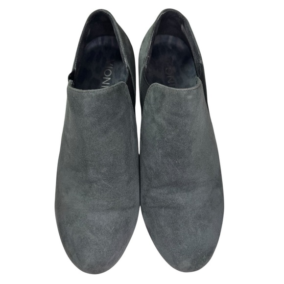 Vionic Elevated Stanton Suede Orthotic Wedge Boot Slate Grey Women's US 8 Nice - Picture 3 of 16